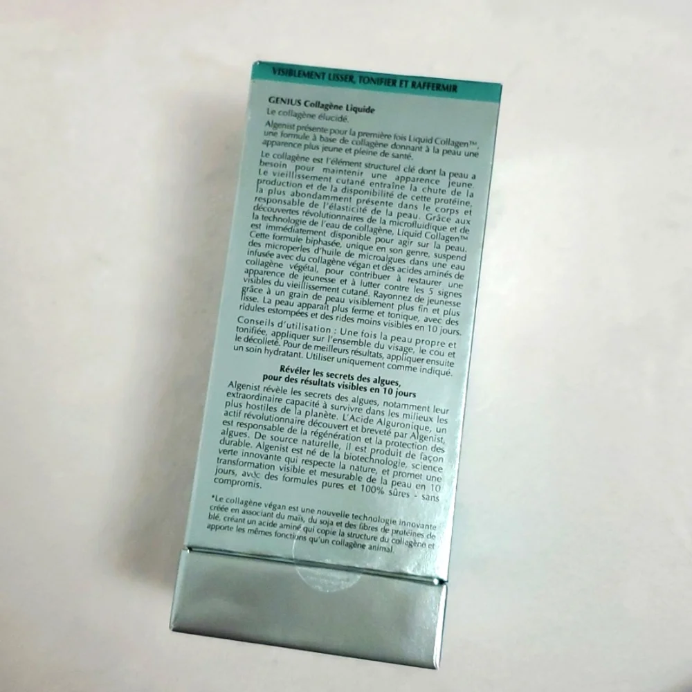 NIB ALGENIST GENIUS Liquid Collagen Advanced Anti-Aging Full Sz 1 oz SEALED